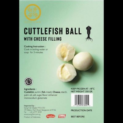 Cuttlefish Ball with Cheese FIlling